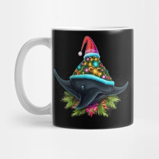 Stingray Christmas Mug